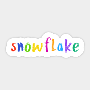 snowflake Sticker